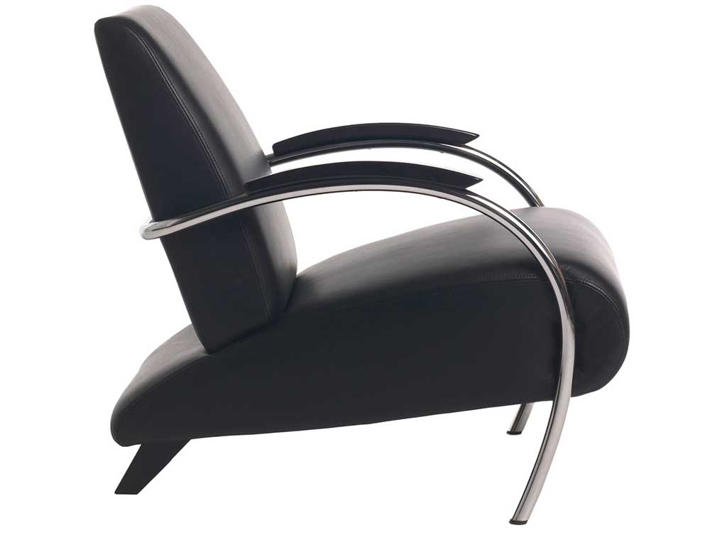 gelderland-5470-fauteuil-zwart-leer
