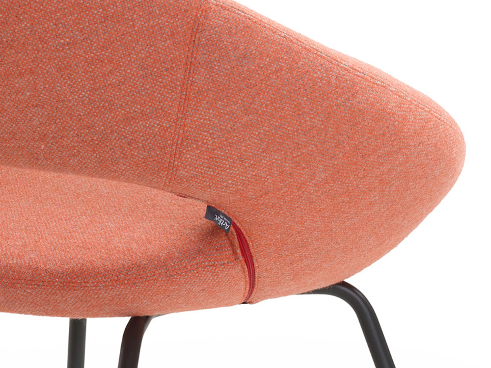 cilo-artifort-shark-fauteuil-roze-detail-stof