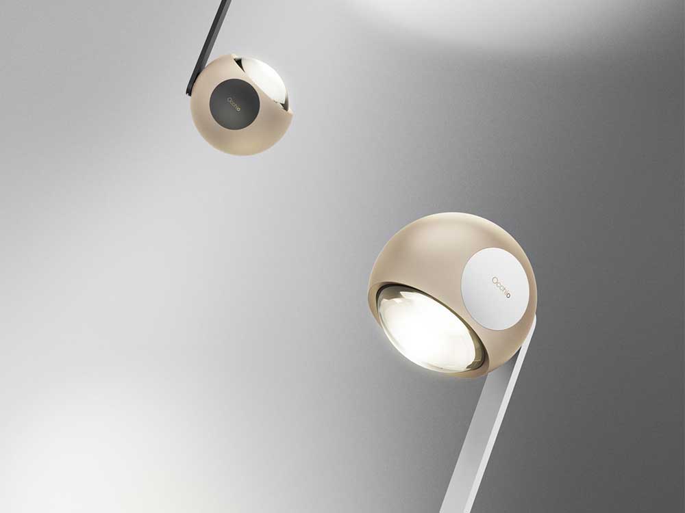 elegant Kalksteen club Occhio ìo 3D wandlamp | Design verlichting | CILO Interieur